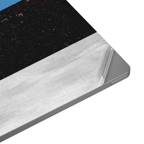 Estonia Flag Distressed Universal Laptop 12in (9.8 x 6.8in) Skin